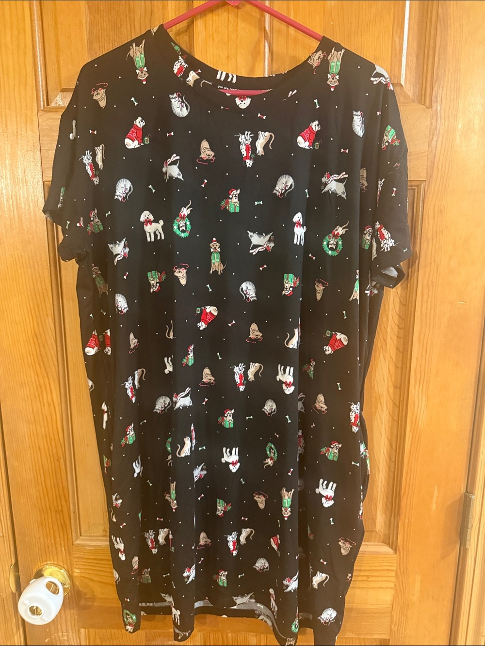 Joyspun women’s Christmas nightgown size large -X-Large .